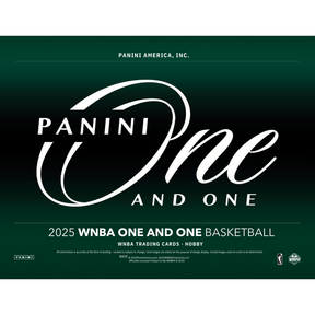 2025 Panini One and One WNBA Basketball Hobby 10 Box Case
